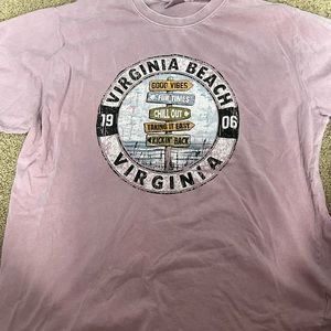 A short sleeve VA beach t-shirt.
